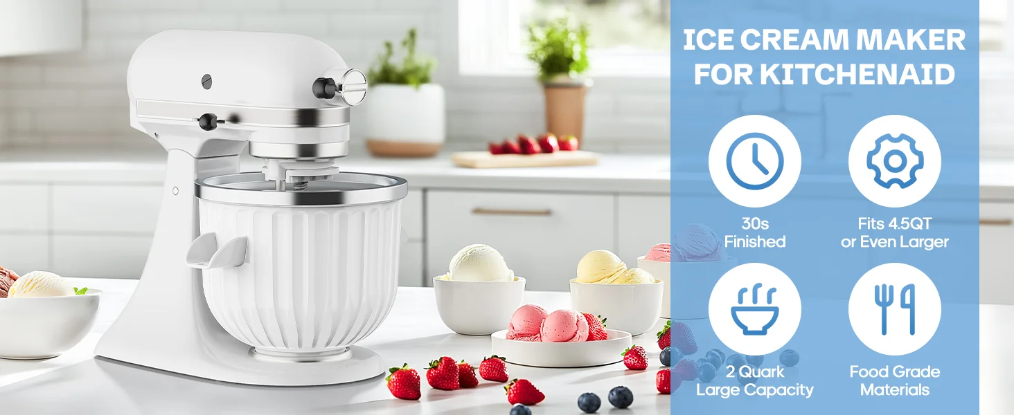 GVODE Ice Cream Maker Features