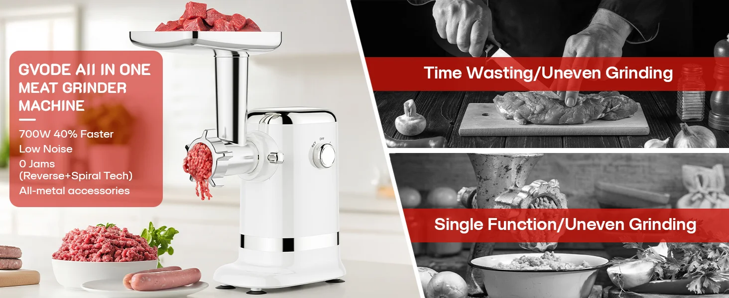 GVODE Meat Grinder Performance