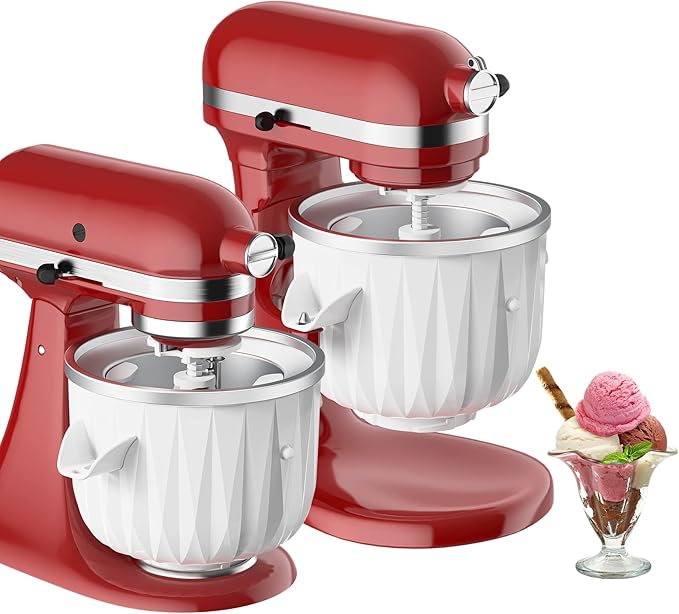Ice Cream Attachment for KitchenAid Stand Mixer,